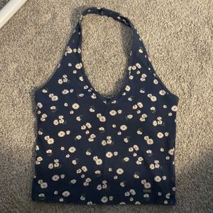 Hollister crop halter top